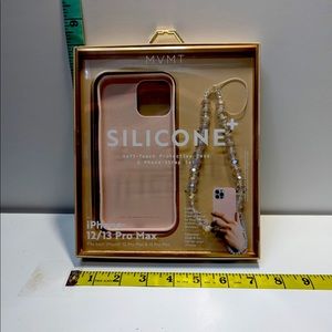 iPhone case/strap set silicone protective 12/13 pro max NIB